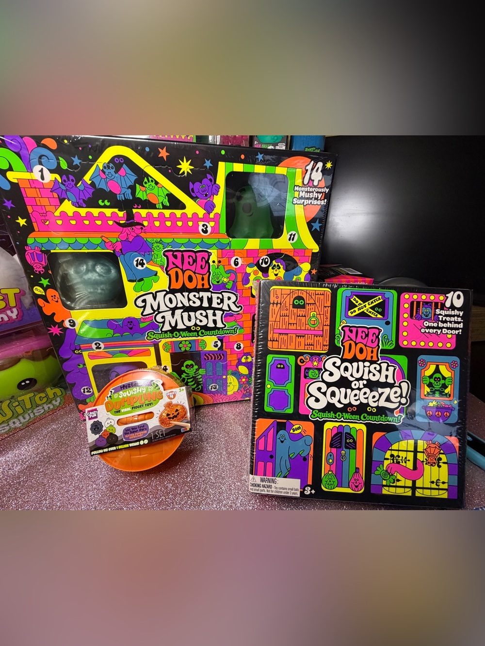 Needoh Monster Mush Squish-O-Ween Countdown RMS Dumpling